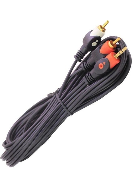 PM-1943 2rca - 3.5mm Stereo 5 Metre Erkek Kablo