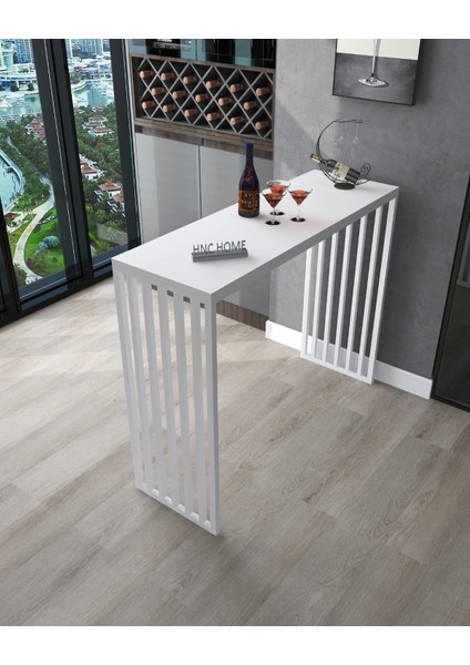 Bar Masası Metal Iskeletli Yüksek Yemek Masası Mutfak Masası Dresuar Kahve Köşesi Peteküstü fiyatları