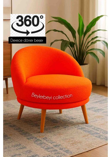 360 Derece Döner Berjer, Papatya Berjer, Tekli Koltuk, Mekanizmalı Berjer