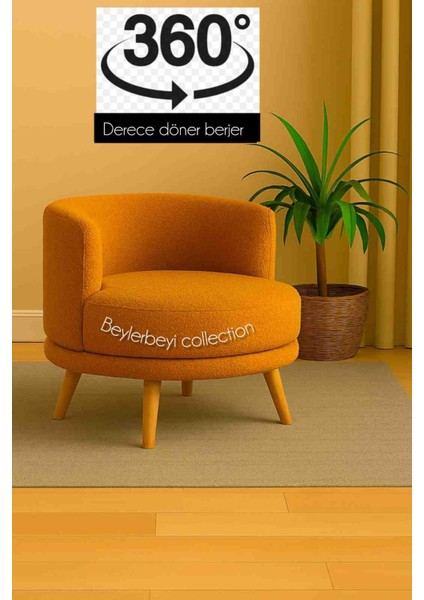 360 Derece Döner Berjer,koltuk, Mekanizmalı Döner Berjer