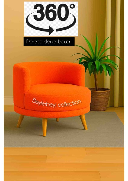 360 Derece Döner Berjer,koltuk, Mekanizmalı Döner Berjer