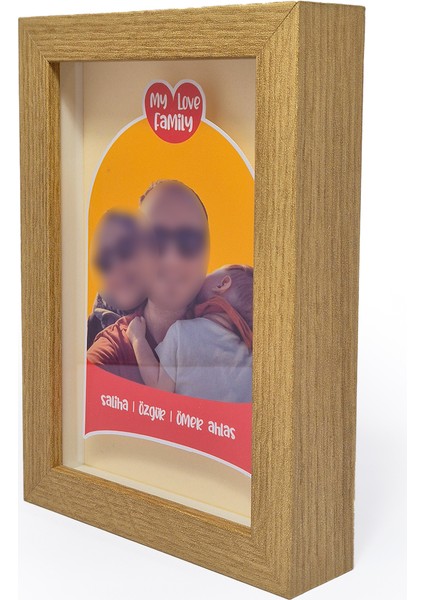 Kişiye Özel Tasarım Dekoratif Derin Çerçeve - 10X15 cm Masaüstü Çerçeve fırsatları