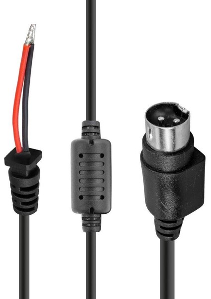 Dc Kablo 1.5 Metre 3 Pin'li Erkek