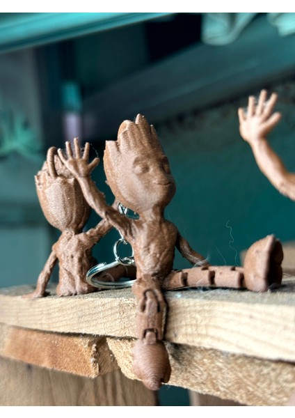 Groot Anahtarlık 1'Lİ Set – Hareketli Eklemli 3D Charm Biblo Figür Hediyelik fiyatları