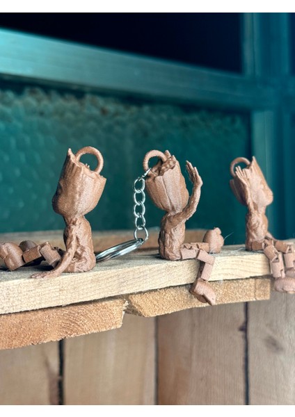 Groot Anahtarlık 1'Lİ Set – Hareketli Eklemli 3D Charm Biblo Figür Hediyelik fırsatları