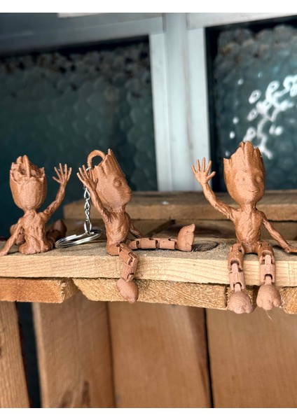 Groot Anahtarlık 1'Lİ Set – Hareketli Eklemli 3D Charm Biblo Figür Hediyelik indirimleri