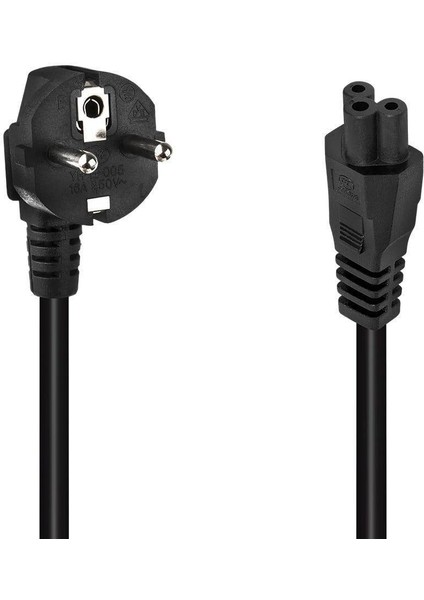 RC-901 3x0.75 mm Siyah 1.5 Metre Notebook Power Yonca Kablo