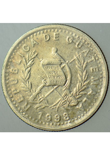 Guatemala 5 Centavos 1998. modelleri