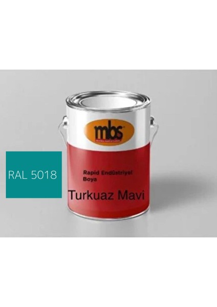 Endüstriyel Rapid Boya RAL5018 Turkuaz Mavi