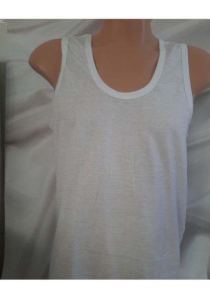 Beyaz %100 Pamuk Cotton Kalın Askılı Rahat Kullanışlı Erkek Atlet modelleri