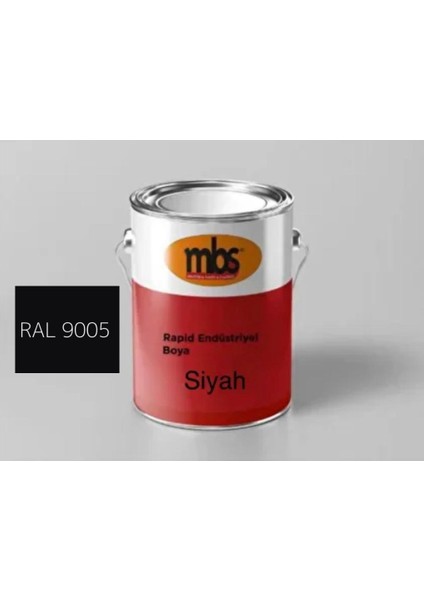 Endüstriyel Rapid Boya Siyah RAL9005