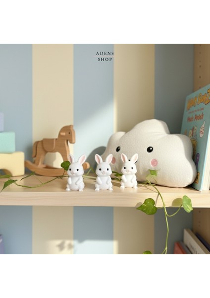 3 Sevimli Tavşancık Ev/çocuk Odası Dekoru modelleri