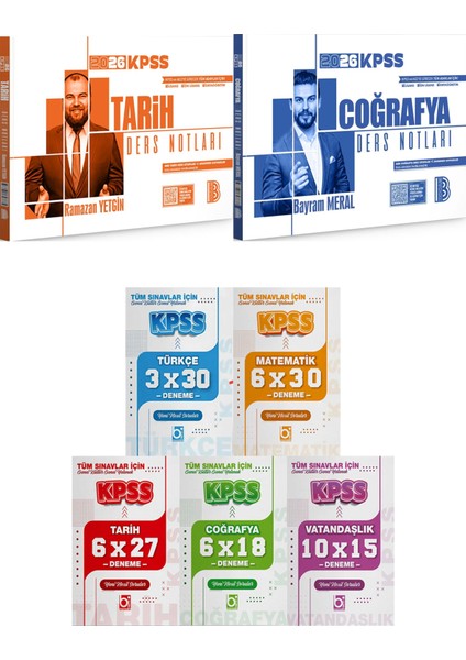 2026 Kpss Tarih Coğrafya Ders Notları - 5 Ders 31 Deneme