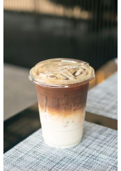 14 Ozşeffafpet Bardak 400 cc Baskısız Klips Kapak Dahil