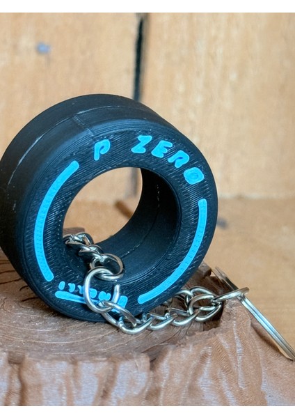 3D Baskı Tekerlek Figür F1 Yarış Araba Lastiği Anahtarlık fiyatları