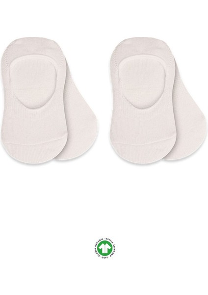 Nessiworld Bistyle 2'li Penye Babet Silikonlu Basic Çorap 30104 Ekru Ekru