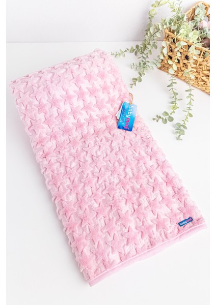 Yıldızlı Peluş Bebek Battaniyesi