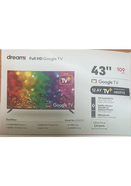43'' 109 cm Full Hd Uydulu Smart LED Tv fiyatları