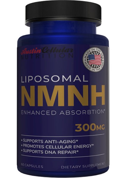 Liposomal Nmnh 300MG 60 Capsul. (60 Servis) Usa Menşei