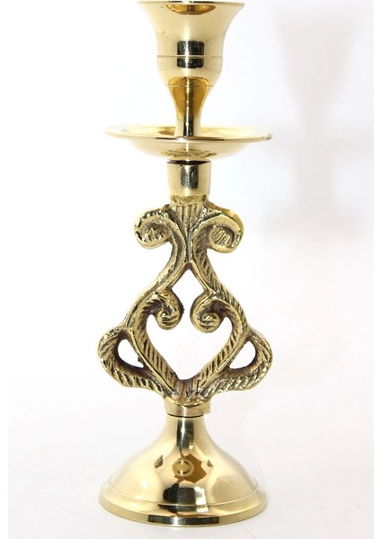 Tekli Pirinç Şamdan 4744