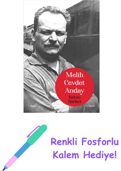 Melih Cevdet Anday - Bütün Şiirleri (Ciltli) + Yapışkanlı Not Kağıdı
