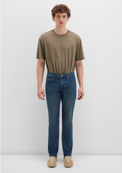 Jake Gölgeli İndigo Mavisi Jean Pantolon 8842222407 modelleri