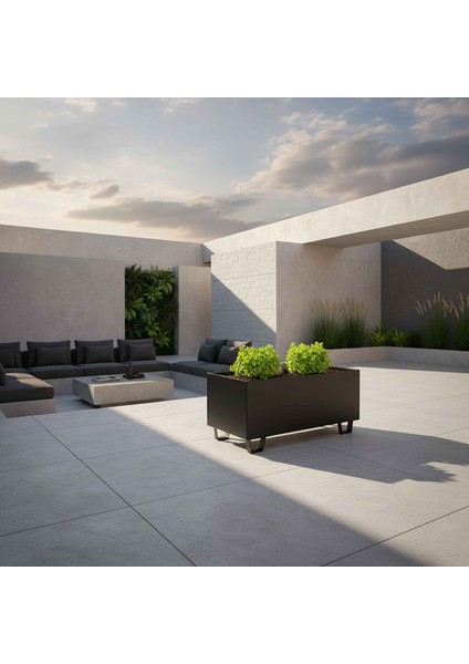 Duracube Metal Saksı - Büyük Boy 25CM x 30CM x 60CM (Y-D-G) Paslanmaz fiyatları