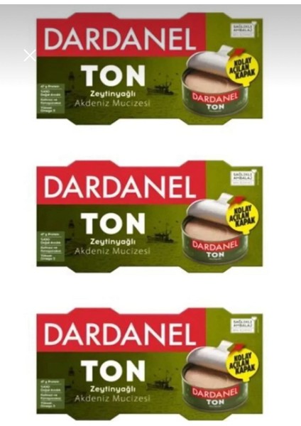 Zeytinyağlı Ton Balığı 2X140 gr x 3