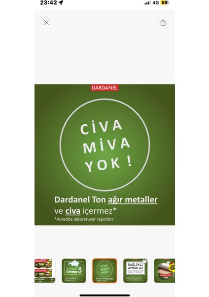 Zeytinyağlı Ton Balığı 2X140 gr x 3 fiyatları