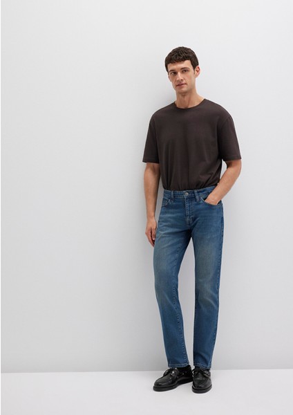 Martin Gölgeli İndigo Mavisi Jean Pantolon 8837822407