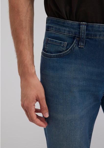 Martin Gölgeli İndigo Mavisi Jean Pantolon 8837822407