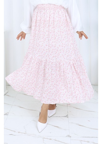 Beli Lastikli Etek 0144-01 Gül Kurusu modelleri