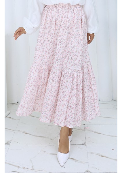 Beli Lastikli Etek 0144-01 Gül Kurusu fırsatları