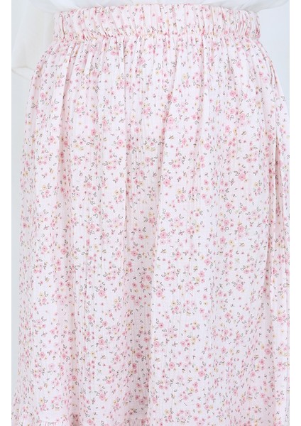 Beli Lastikli Etek 0144-01 Gül Kurusu indirimleri