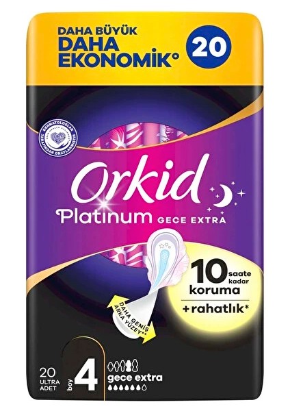Nessiworld Orkid Ultra Platinum Gece Extra Ped 20'li fiyatları