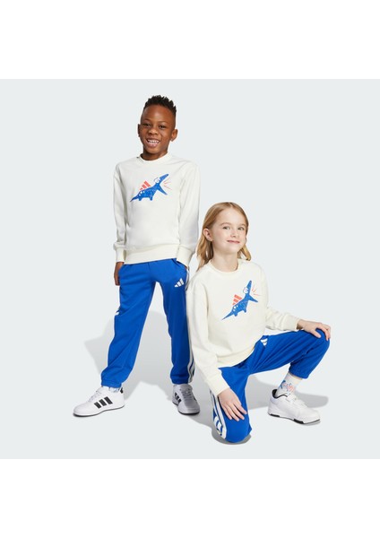 Sportswear JV5848 Seasonal Essentials Adiraptor Fleece Jogger Eşofman Takımı Küçük Çocuk