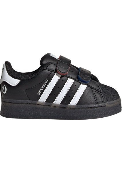 Siyah Bebek Sneaker SUPERSTAR LED LIGHTS CF I JI0507