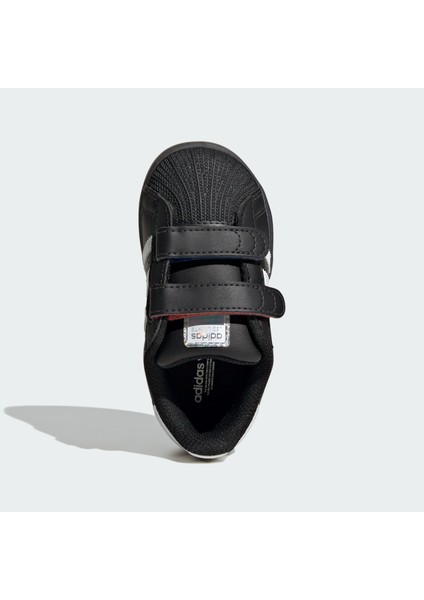 Siyah Bebek Sneaker SUPERSTAR LED LIGHTS CF I JI0507 modelleri