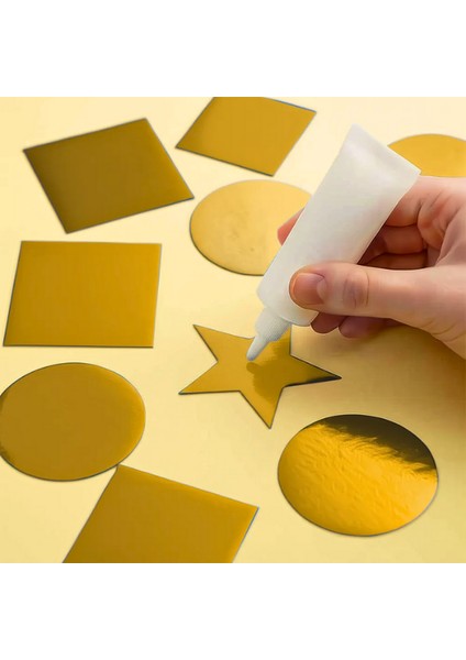 Metalize Karton 50X70 Altın Renk, 50 Adet, Okul Hobi Kırtasiye Malzemesi