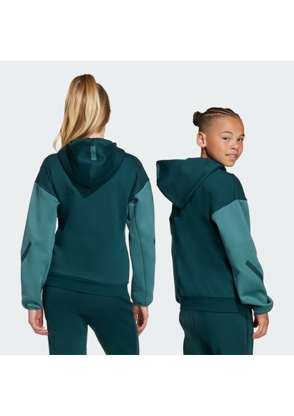 Sportswear JX9929 adidas Z.N.E. Full-Zip Colorblocked Kids Kapüşonlu Üst modelleri