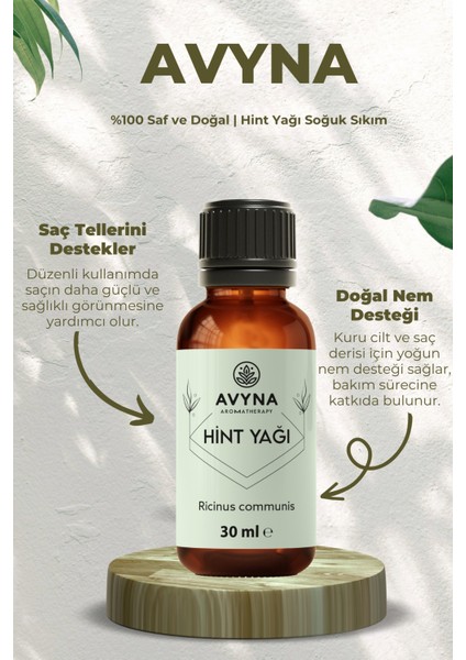 Hint Yağı ( Yoğun Kıvamlı Yağ ) 30 ml Soğuk Sıkım %100 Saf ve Doğal (Castor Oil) - 3 Al 2 Öde modelleri