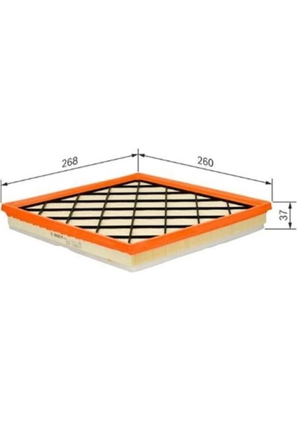 Hava Filtre Süngerli Büyük Astra J Cruze 09- 1.4 1.6