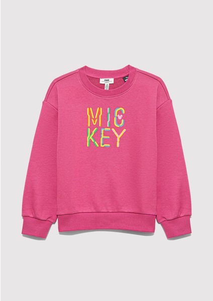 Pembe Kız Çocuk Sweatshirt M7S10142-71085