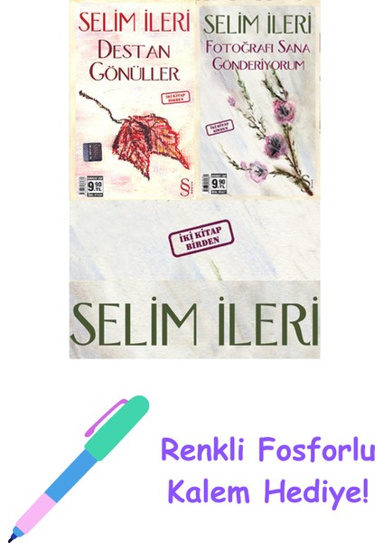 Destan Gönüller & Fotoğrafı Sana Gönderiyorum (Cep Boy) + Renkli Fosforlu Kalem