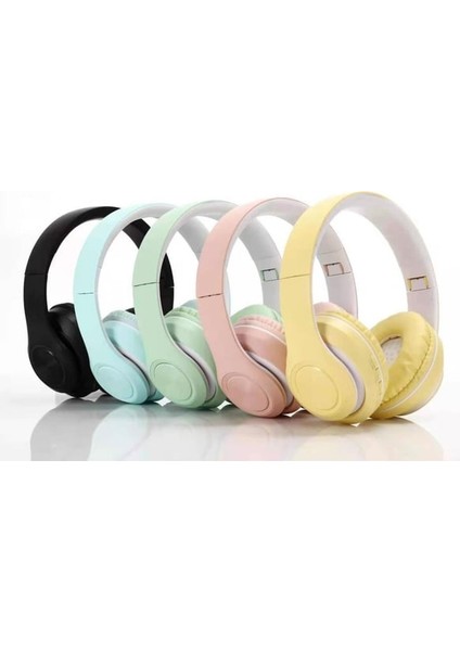 Kablosuz Kulaküstü Bluetooth Kulaklık Stereo-Mikrofon-Aux Sd Kart HK-036