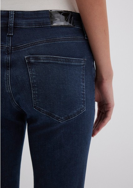 Molly M Girly Vintage Mürekkep Mavisi Jean Pantolon 1013683048