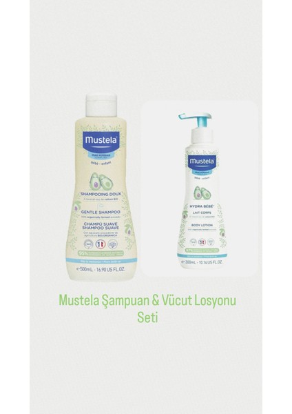 Gentle Shampoo 500 ml + Body Lotion 300 ml Bebek Bakım Kofre Seti