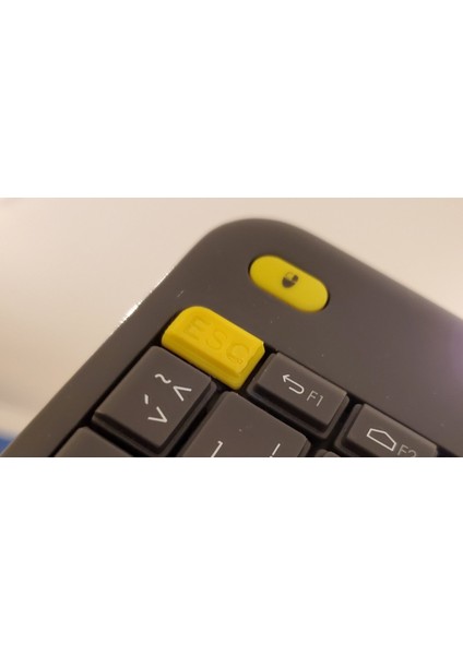 Yeni K400+ Klavye Için Esc ve Del Tuşları T4514865