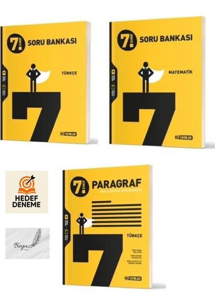 Hız 7.sınıf Türkçe Matematik Paragraf Soru Bankası Hedef Deneme