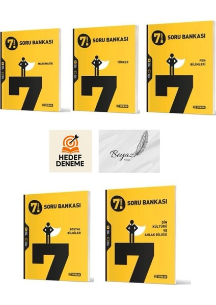 Hız 7.sınıf Matematik Türkçe Fen Sosyal Bilgiler Din Kültürü Soru Bankası Hedef Deneme